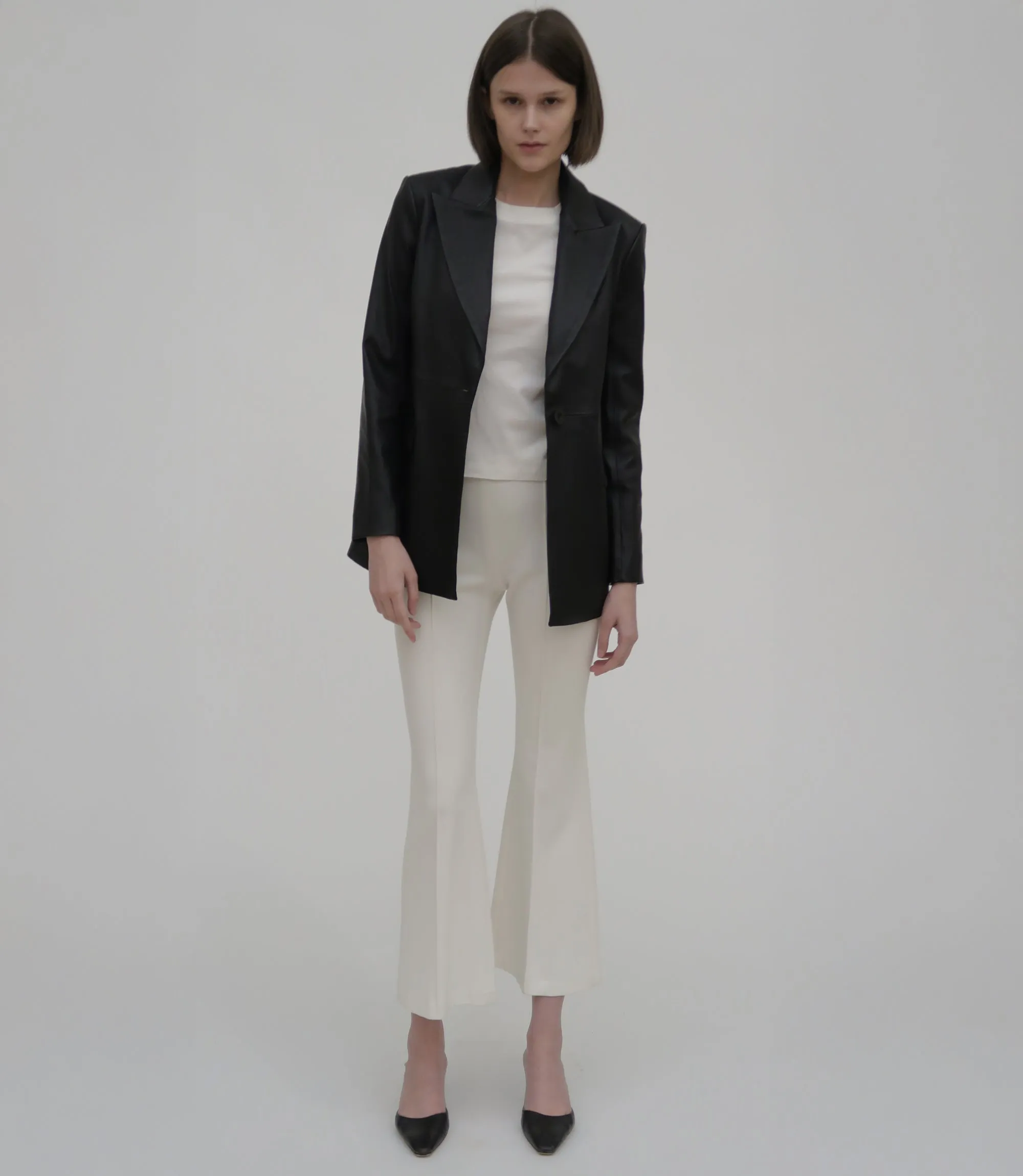 Pull On Cropped Flare sold by Rosetta Getty