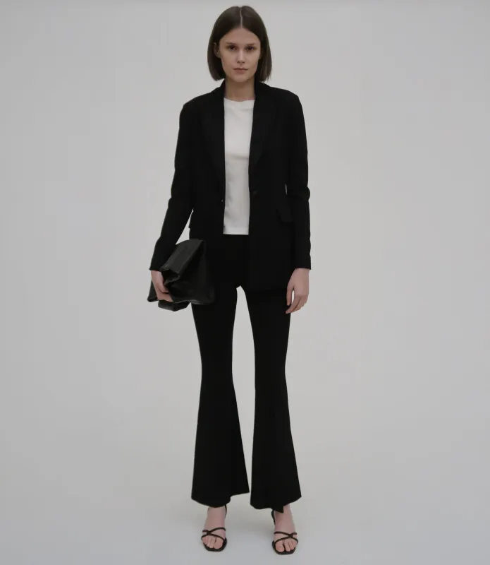 Pull On Pintuck Flares sold by Rosetta Getty