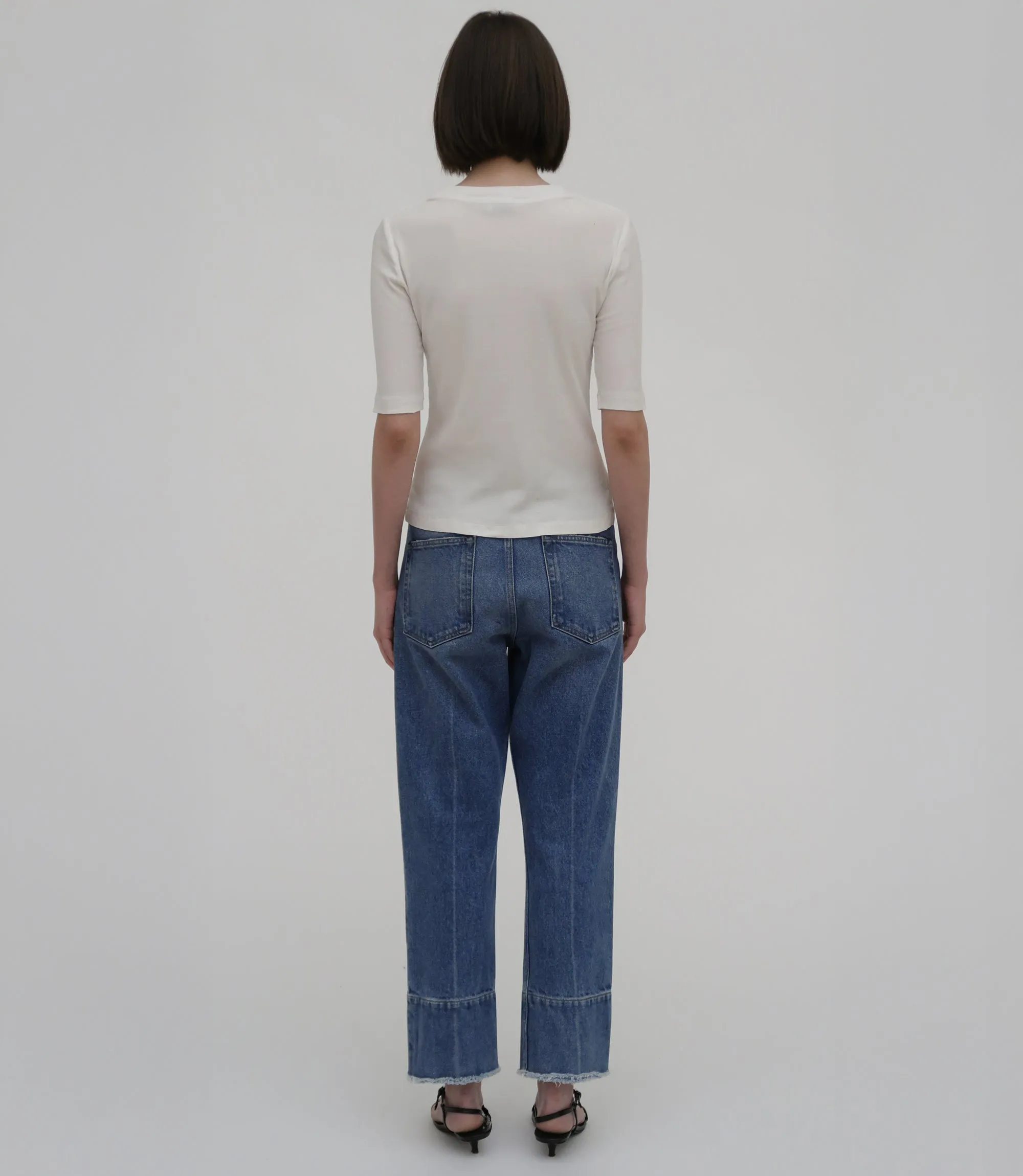 Cropped Sleeve T-Shirt sold by Rosetta Getty product image thumbnail 4