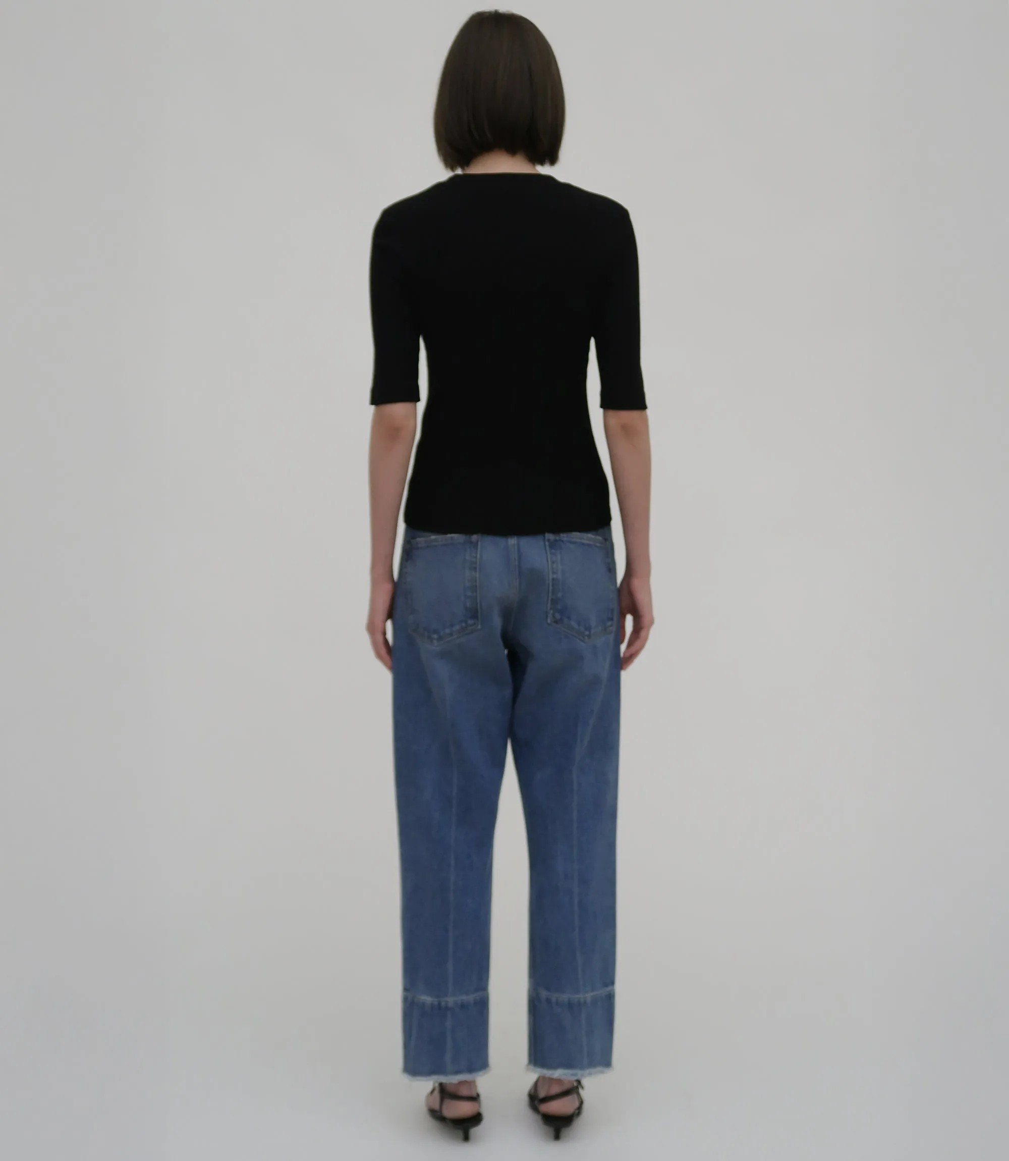 Cropped Sleeve T-Shirt sold by Rosetta Getty product image thumbnail 4