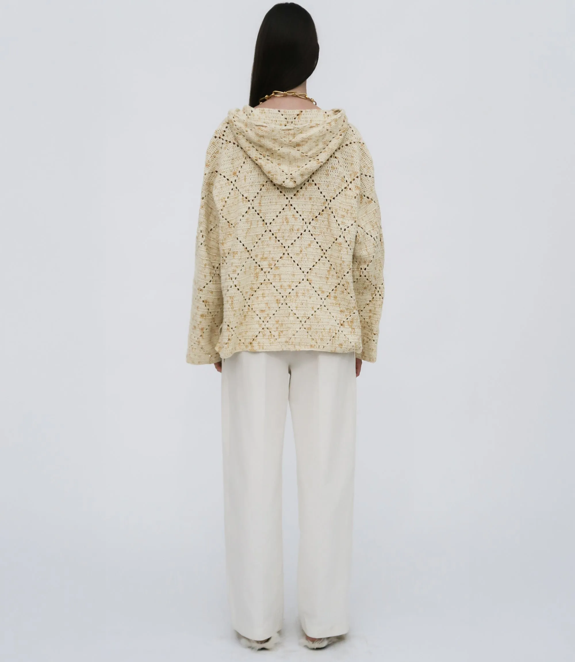 HAND CROCHET BAJA HOODIE sold by Rosetta Getty product image thumbnail 4