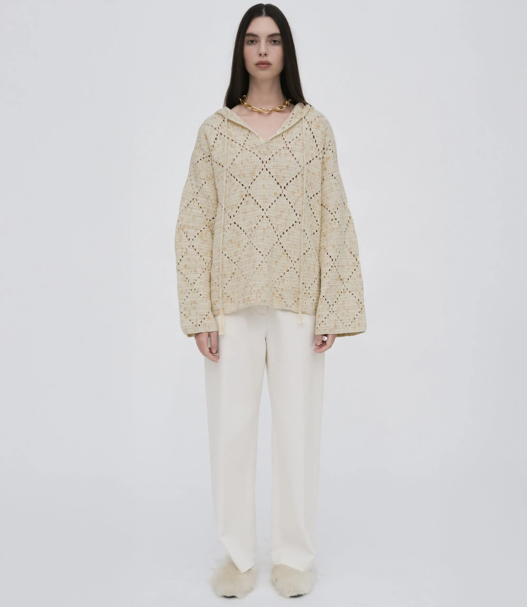 HAND CROCHET BAJA HOODIE sold by Rosetta Getty product image thumbnail 2