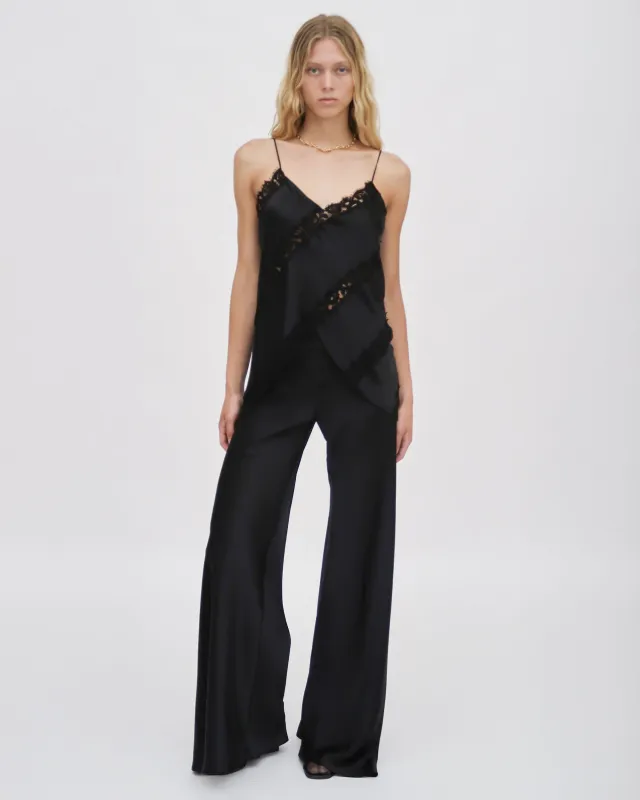 BIAS LACE PANEL CAMISOLE made by Rosetta Getty