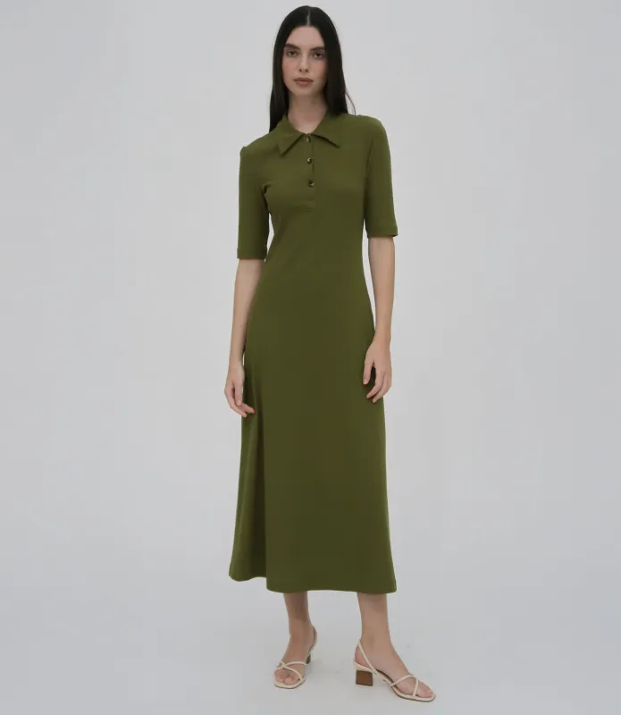 POLO T-SHIRT DRESS made by Rosetta Getty