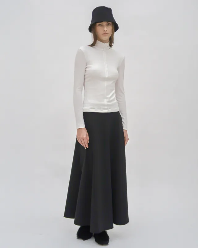 ZIP UP TURTLENECK TOP sold by Rosetta Getty