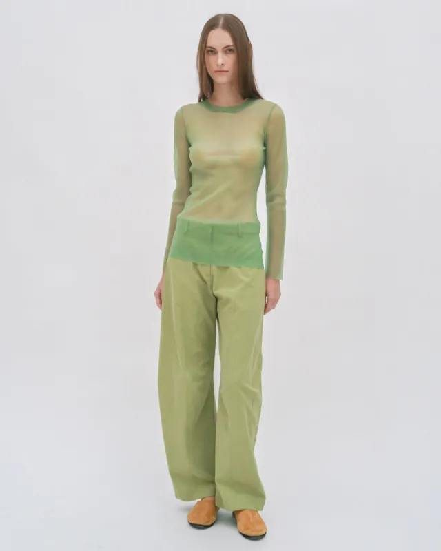 RIBBED LONG SLEEVE TUNIC made by Rosetta Getty