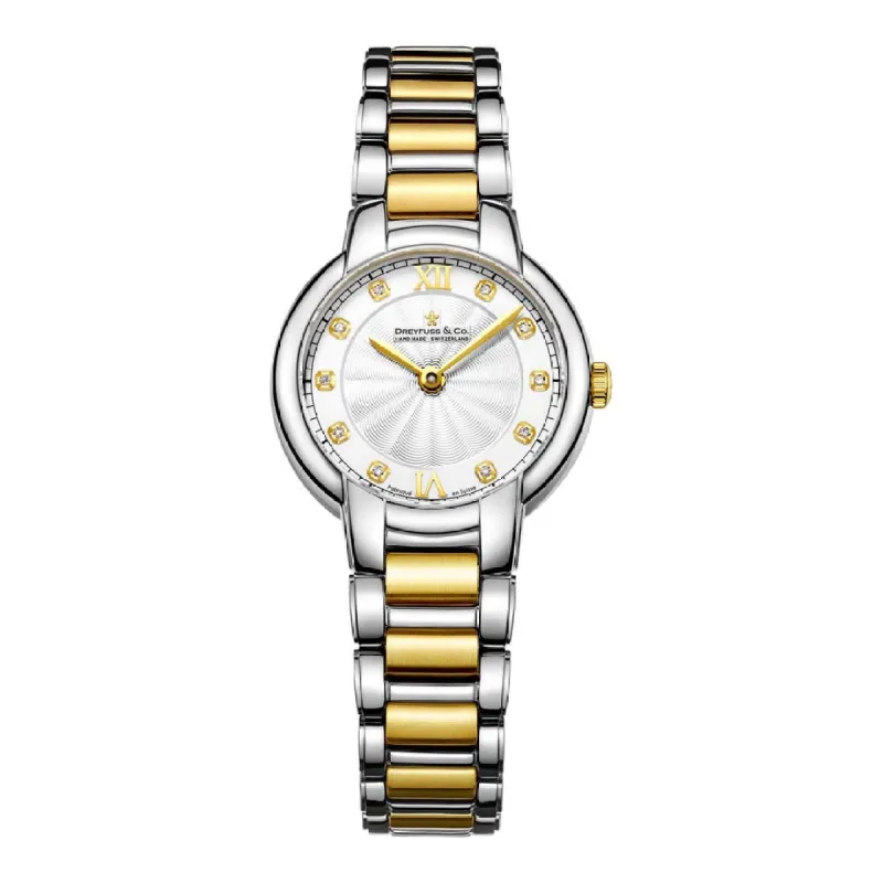 Dreyfuss & Co Swiss 1974 Diamond Set - DLB00061/D/01 sold by Rotary Watches