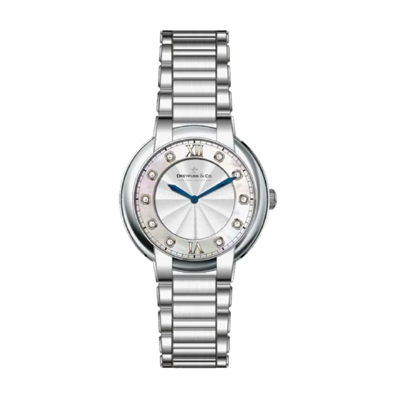 Dreyfuss & Co Swiss Diamond Set- DLB00060/D/01 sold by Rotary Watches