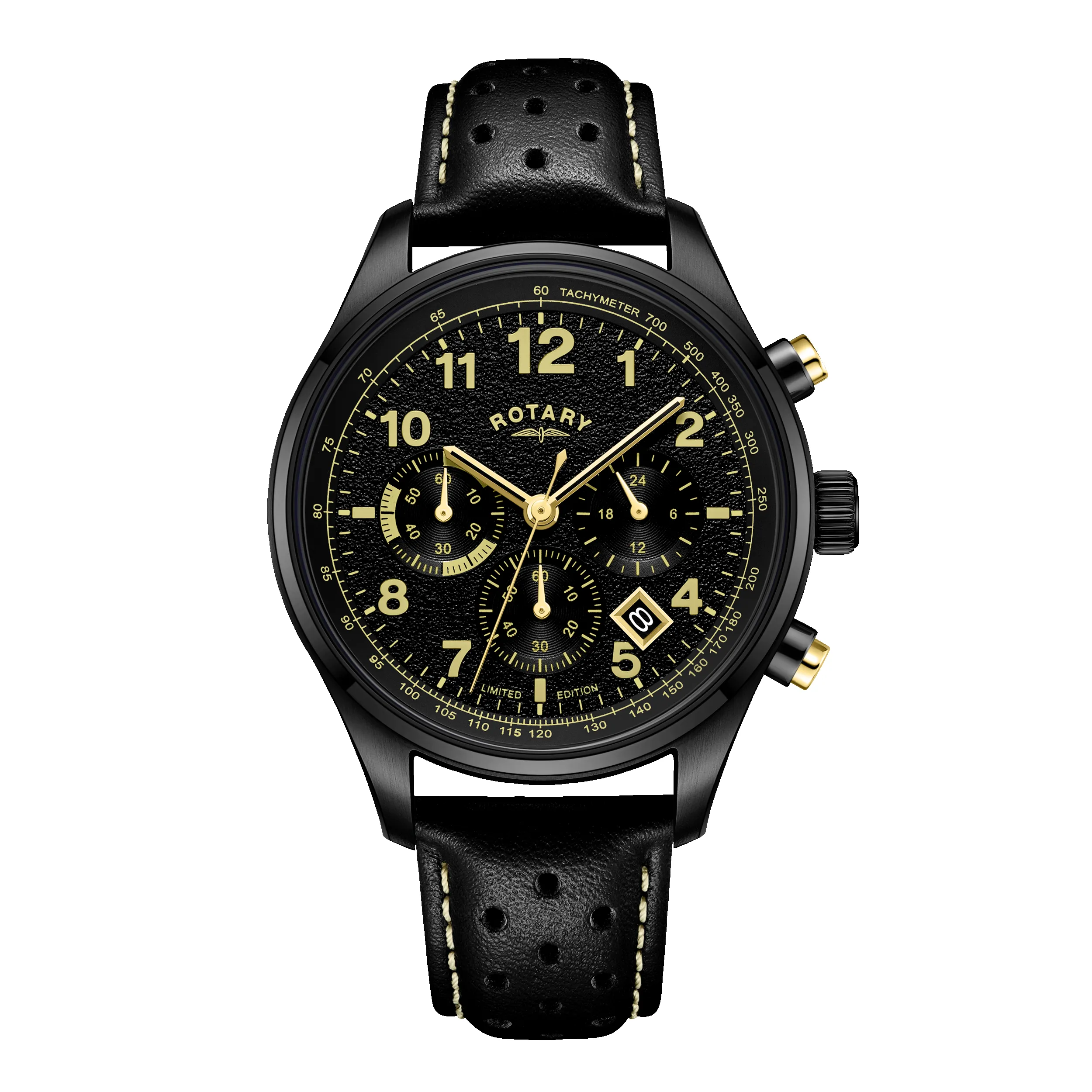 Rotary Chronograph 1977 Black Edition - GS00454/19 sold by Rotary Watches