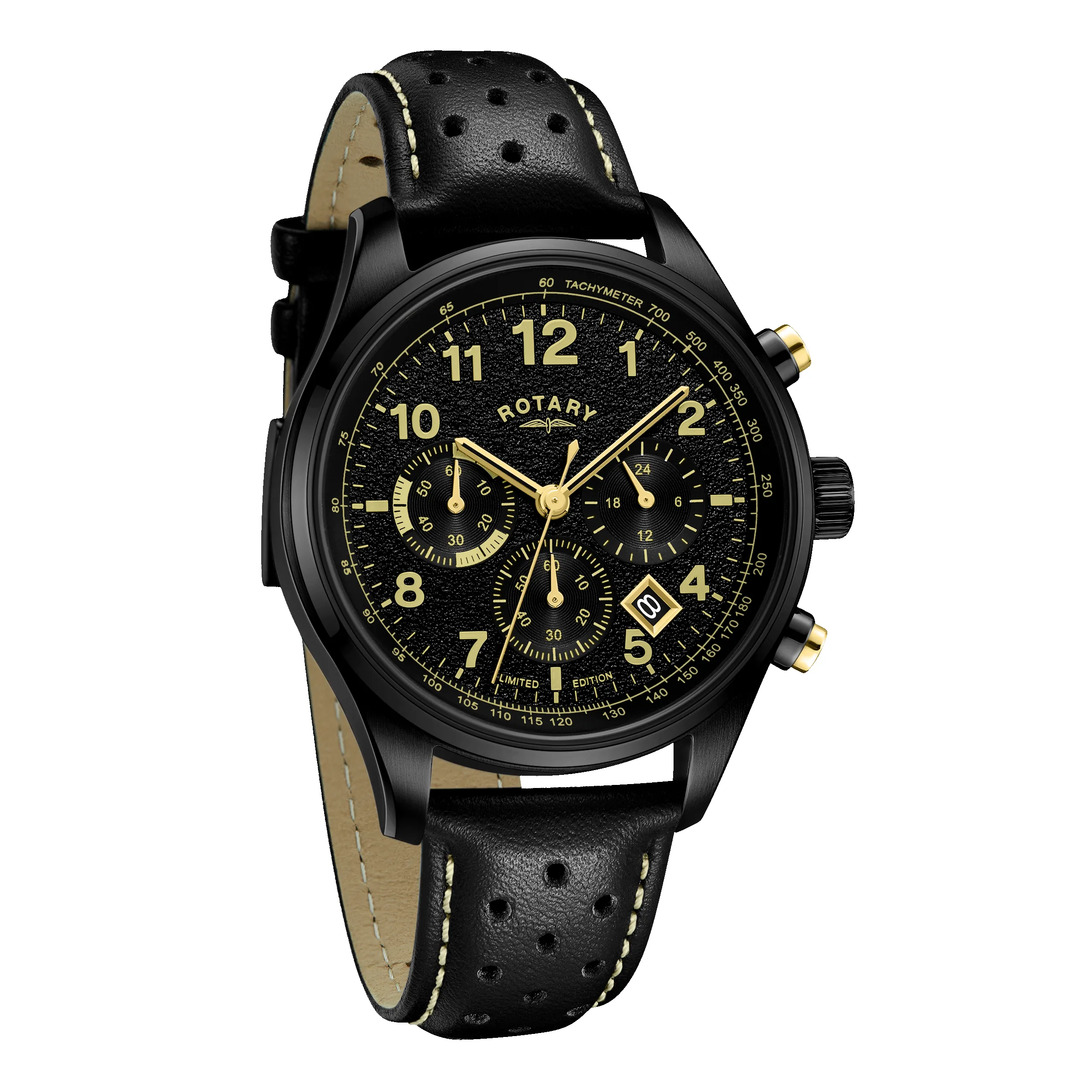 Rotary Chronograph 1977 Black Edition - GS00454/19 sold by Rotary Watches product image thumbnail 4