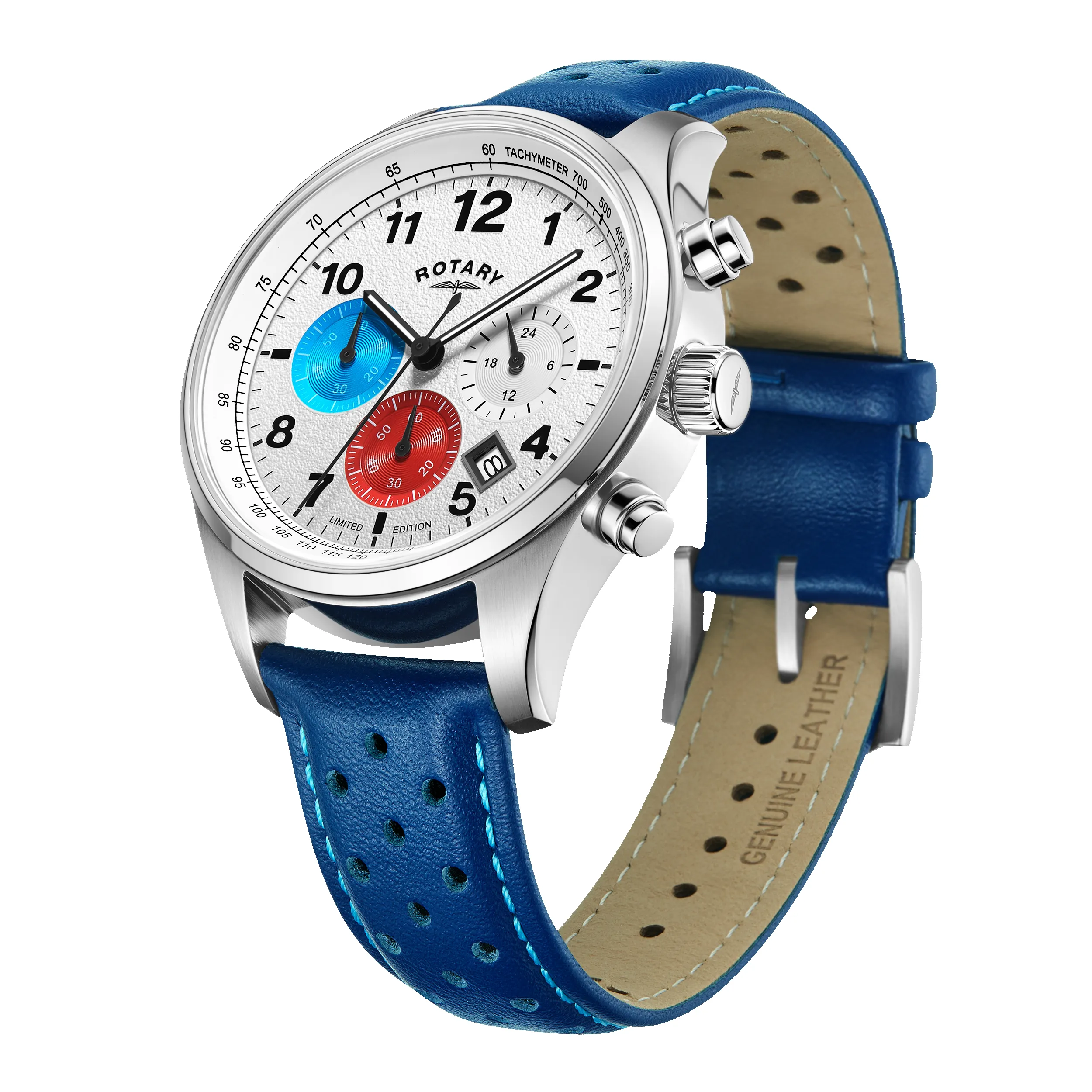 Rotary Chronograph 1977 'Bianco' Watch - GS00450/18 sold by Rotary Watches product image thumbnail 3