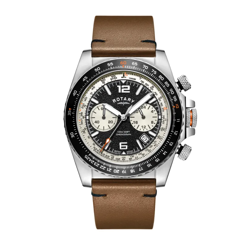 Rotary RW 1895 Aeromaster Pilot Watch - GS05986/04 sold by Rotary Watches