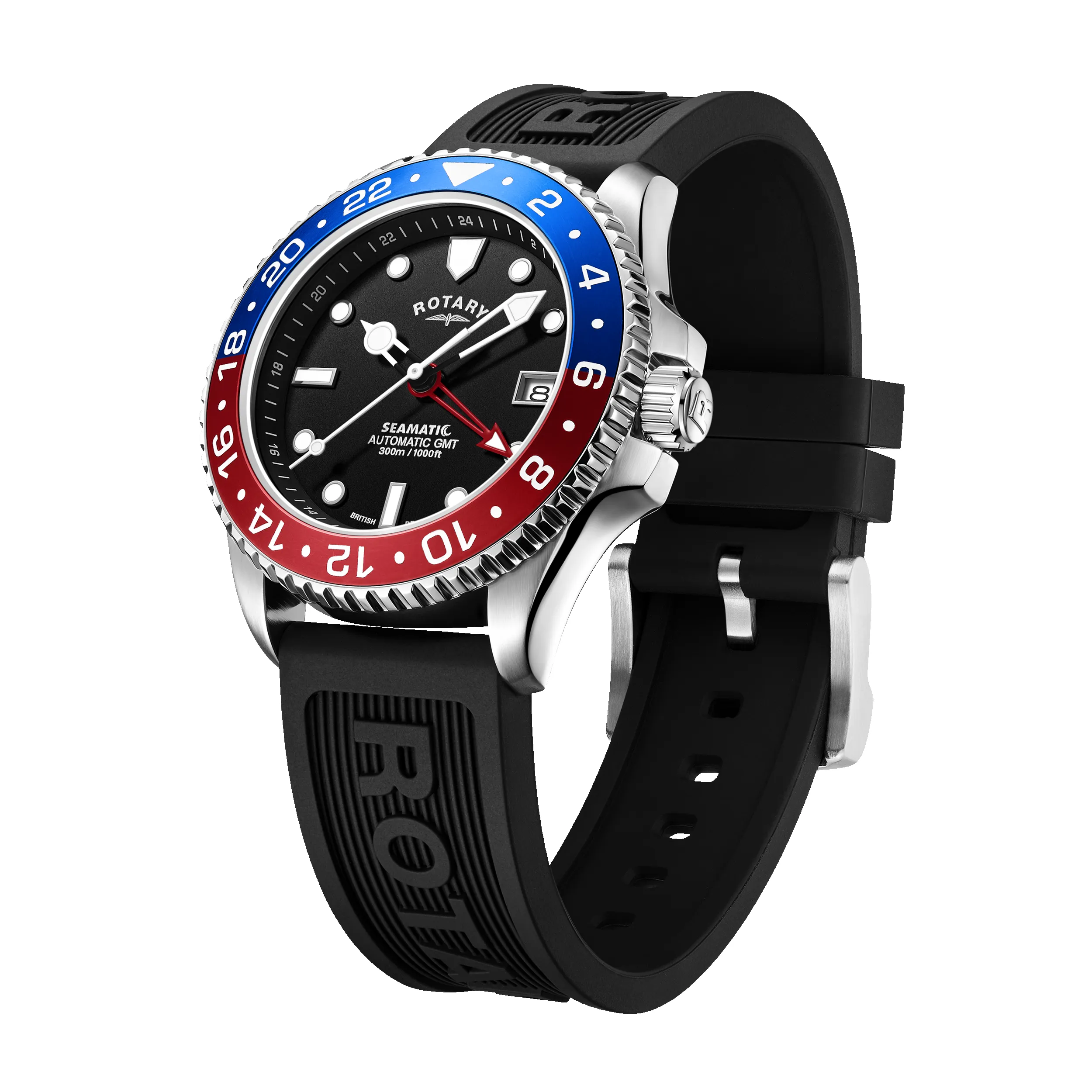 Rotary Seamatic 300 GMT Automatic Watch - GS04378/95 sold by Rotary Watches product image thumbnail 3