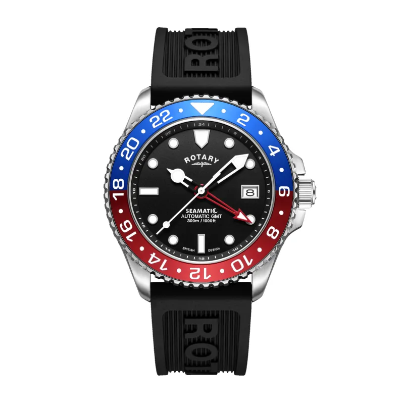 Rotary Seamatic 300 GMT Automatic Watch - GS04378/95 sold by Rotary Watches