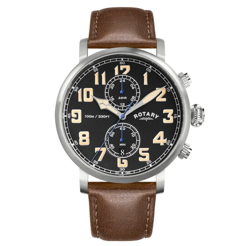 Rotary Apex100 Pilot Watch - RGS10000/04 sold by Rotary Watches