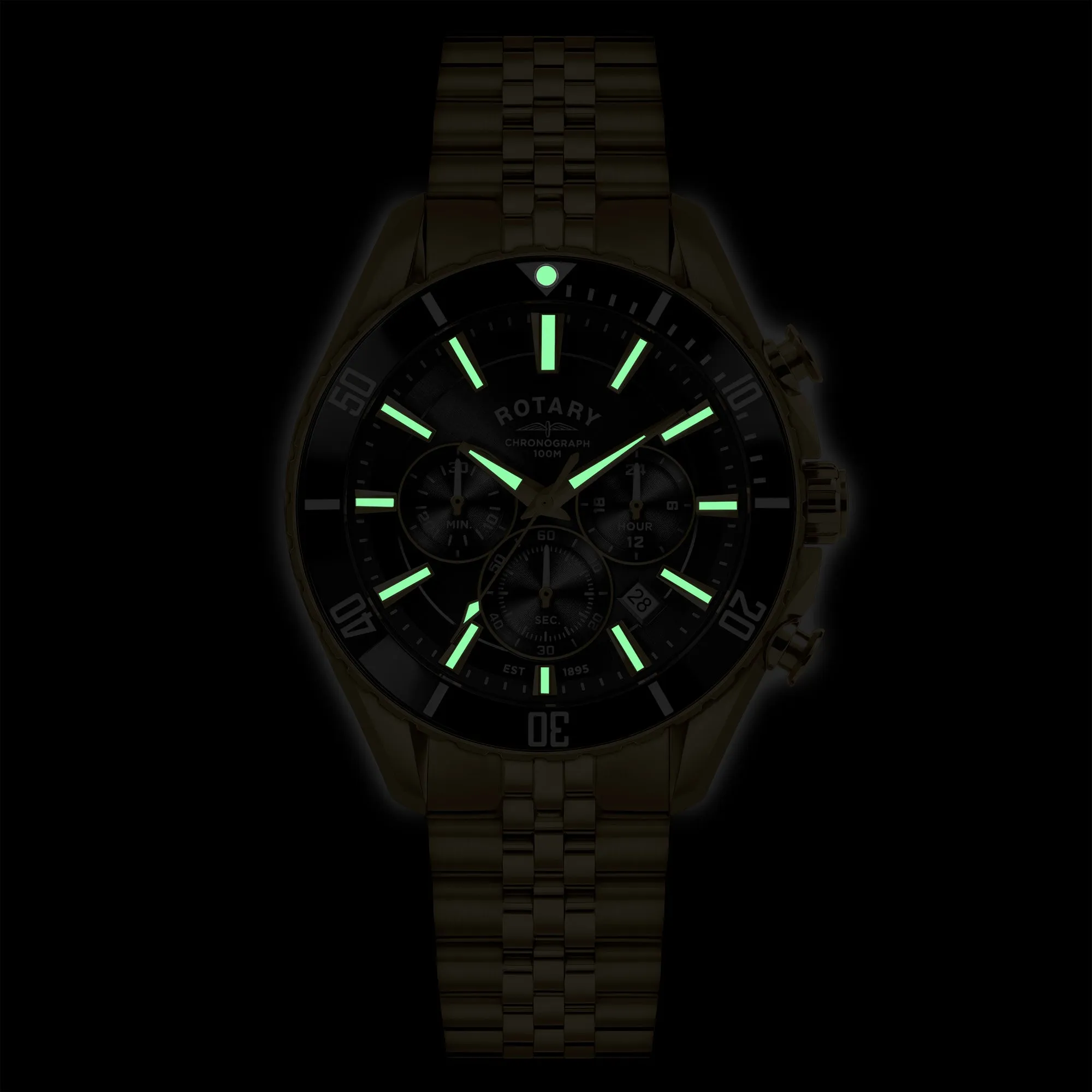 Rotary Apex100 Chronograph Watch - RGB10014/04 sold by Rotary Watches product image thumbnail 4