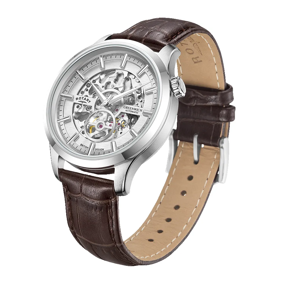 EX-SAMPLE - Rotary Greenwich Skeleton Watch - GS02945/06 sold by Rotary Watches product image thumbnail 2