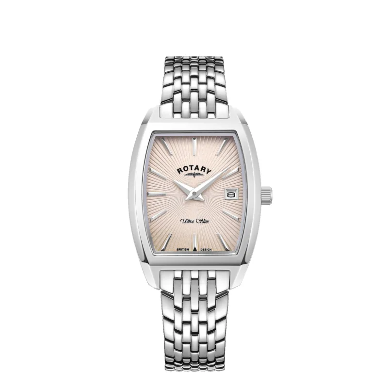 EX-SAMPLE - Rotary Ultra Slim Tonneau Watch - LB08015/90 made by Rotary Watches