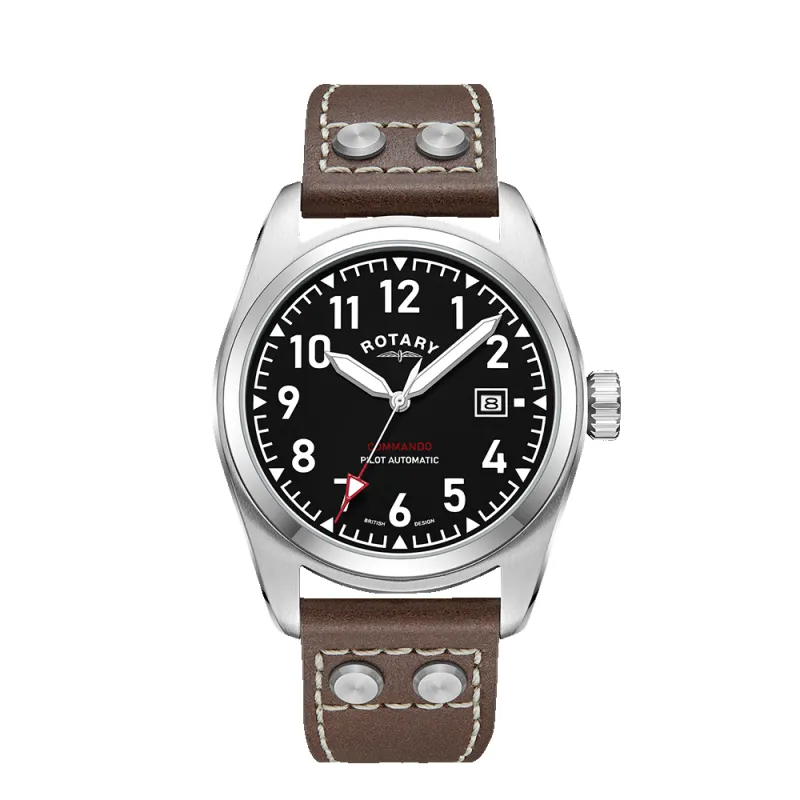 EX-SAMPLE - Rotary RW 1895 Pilot Automatic Watch - GS05470/19 made by Rotary Watches