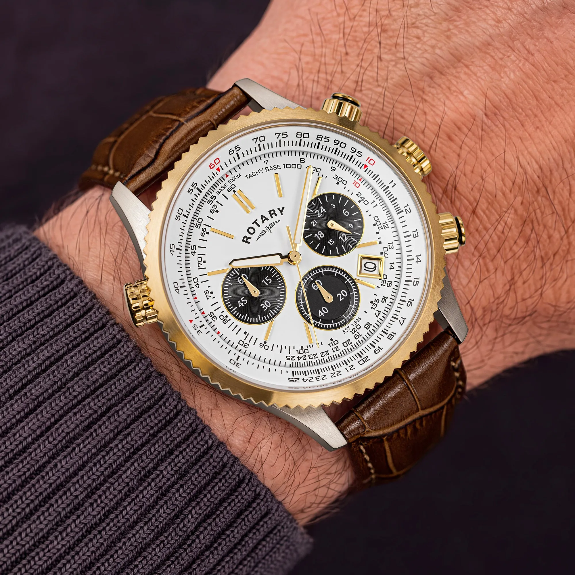 Rotary Pilot Chronograph sold by Rotary Watches product image thumbnail 5
