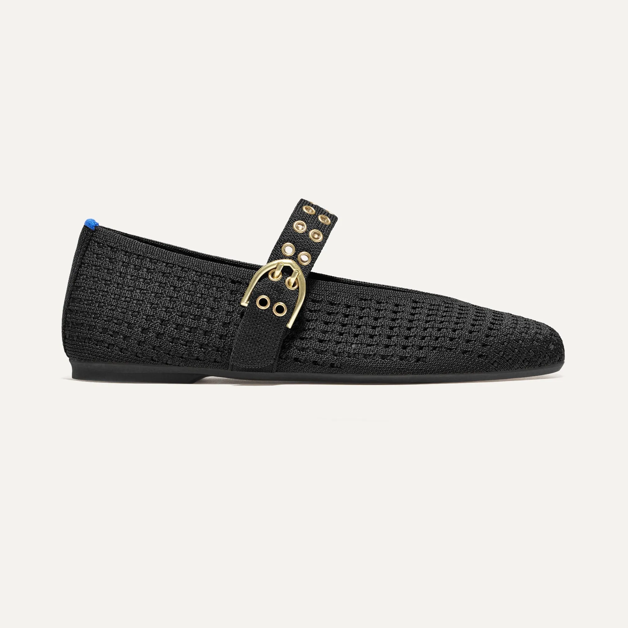 The Max Buckle Mary Jane - Black Mesh sold by Rothy's product image thumbnail 5