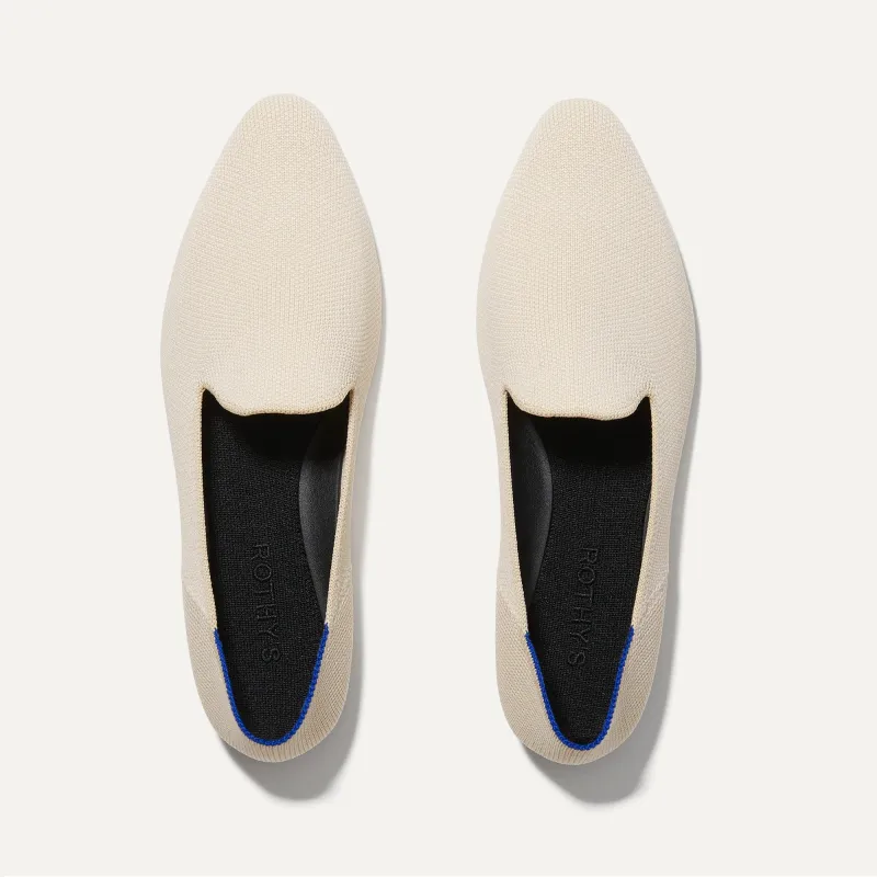 The Almond Loafer - Vanilla Bean sold by Rothy's