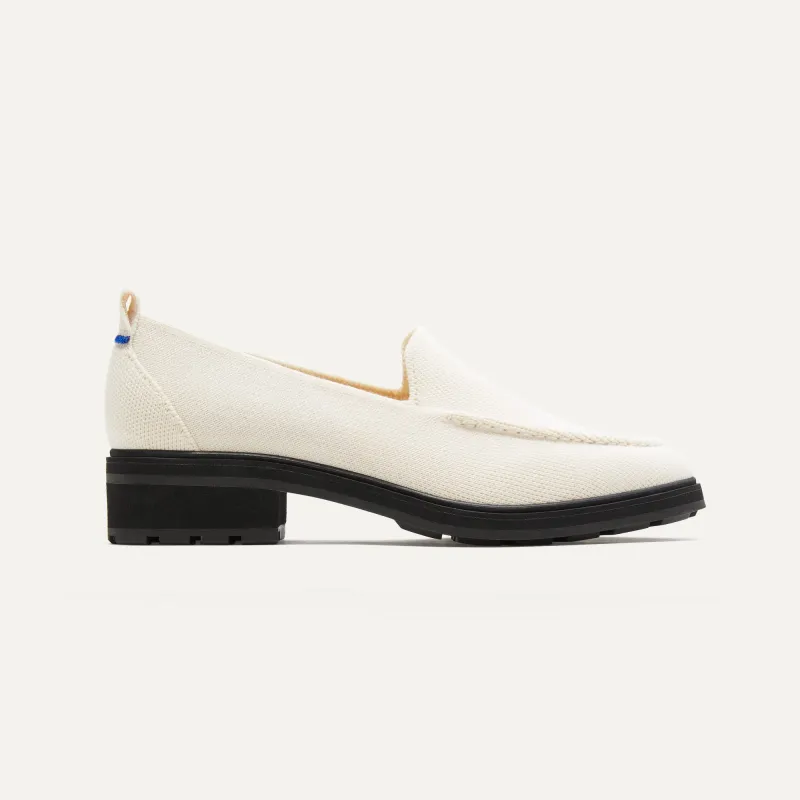 The Lug Loafer - Ivory sold by Rothy's