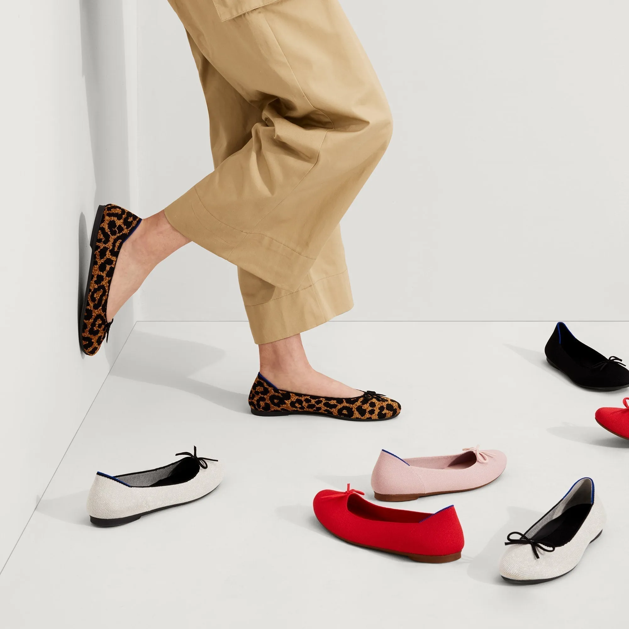 The Ballet Flat - Classic Leopard sold by Rothy's product image thumbnail 2