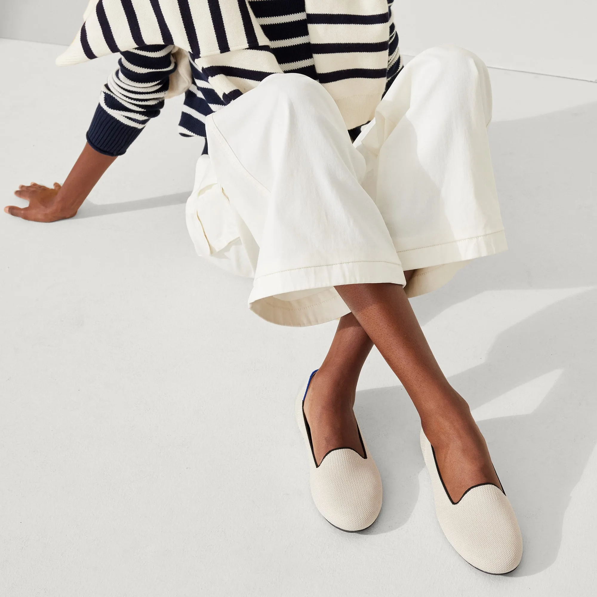 The Lounge Loafer - Vanilla sold by Rothy's product image thumbnail 2