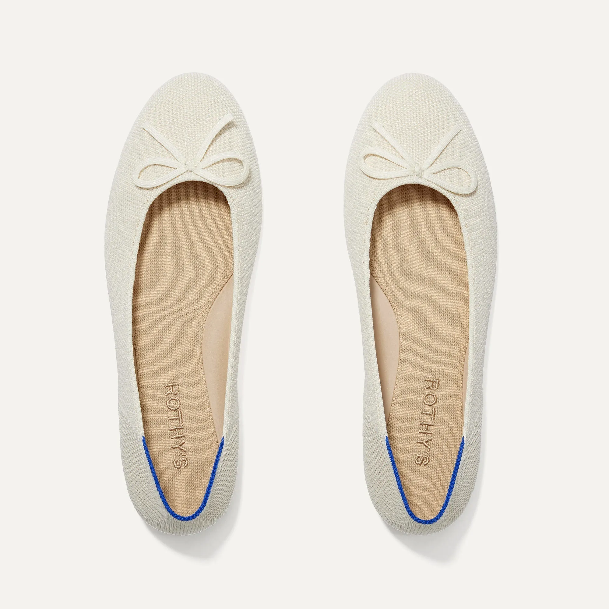 The Ballet Flat - Gardenia sold by Rothy's