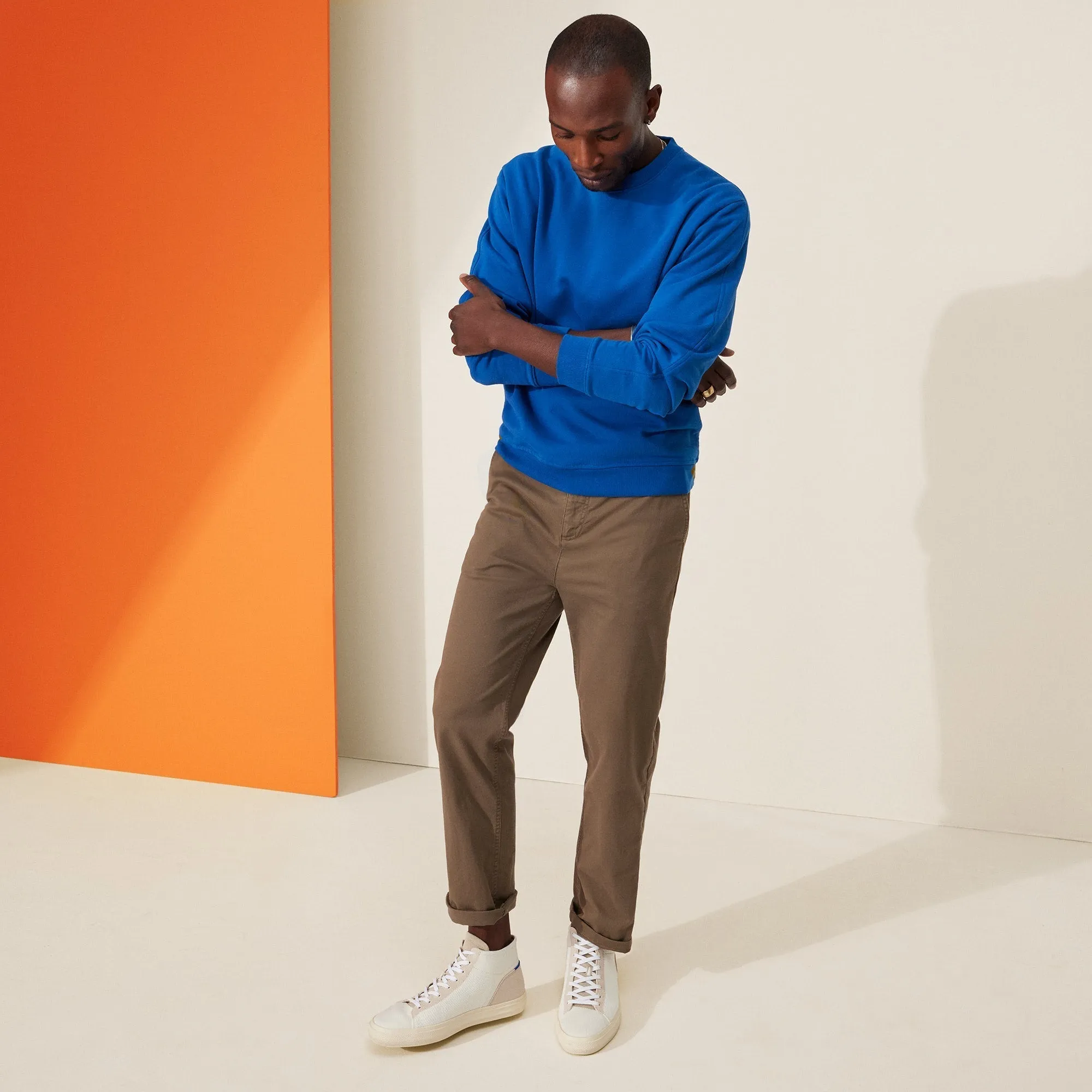 The Men's High Top Sneaker - Sand Dune sold by Rothy's product image thumbnail 3