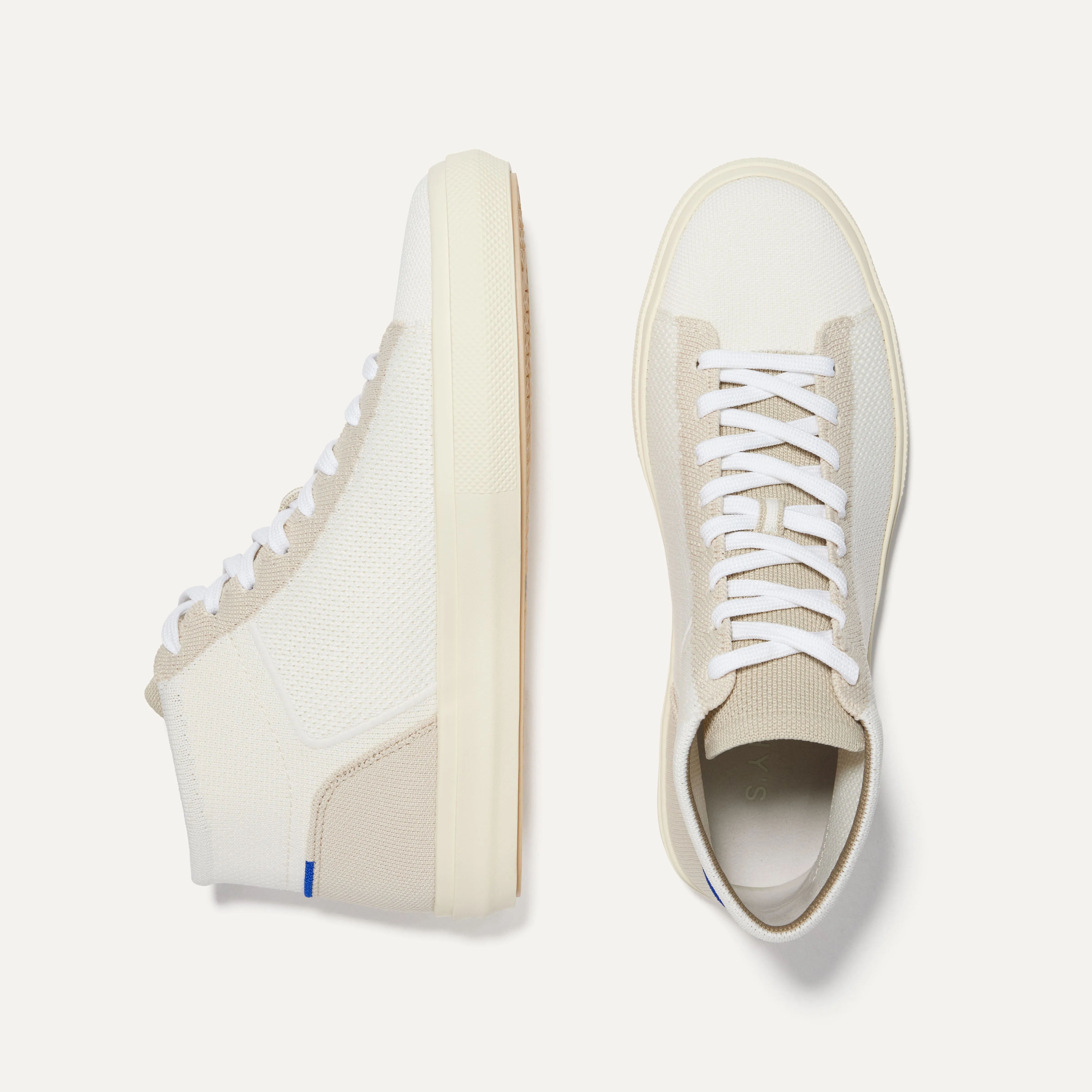 The Men's High Top Sneaker - Sand Dune sold by Rothy's product image thumbnail 4
