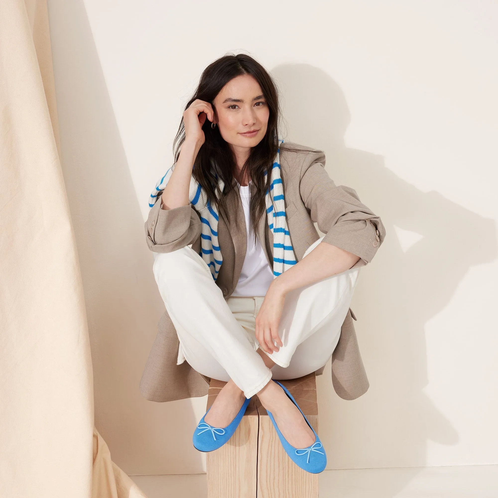 The Ballet Flat - Cerulean sold by Rothy's product image thumbnail 3