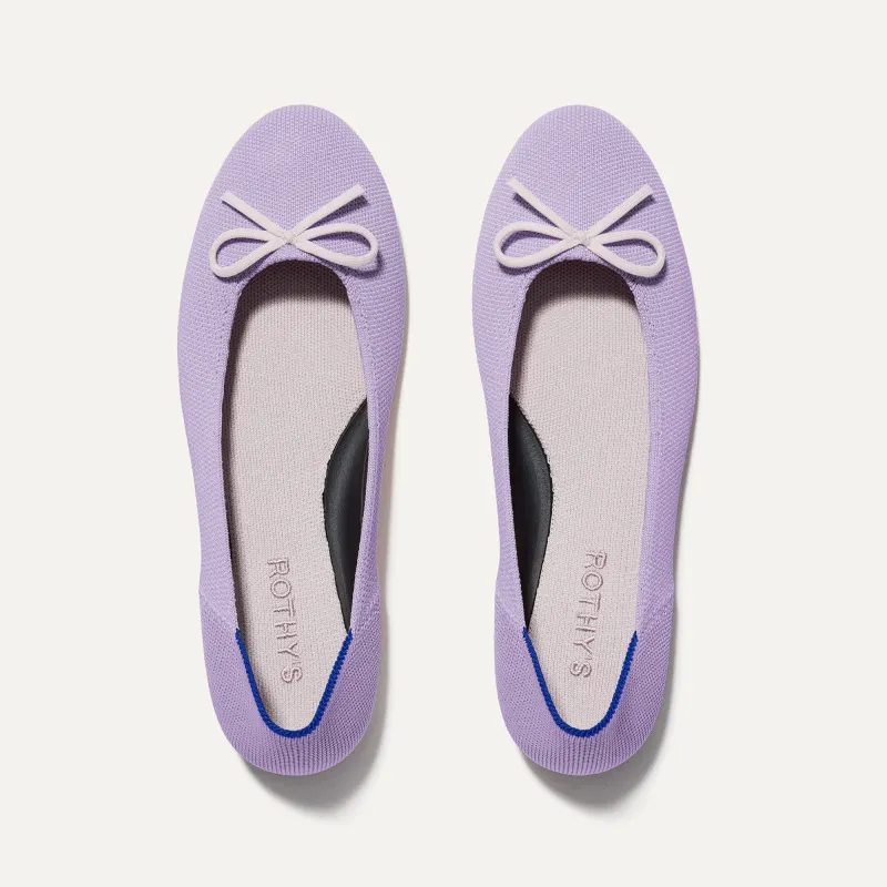 The Ballet Flat - Bellflower sold by Rothy's