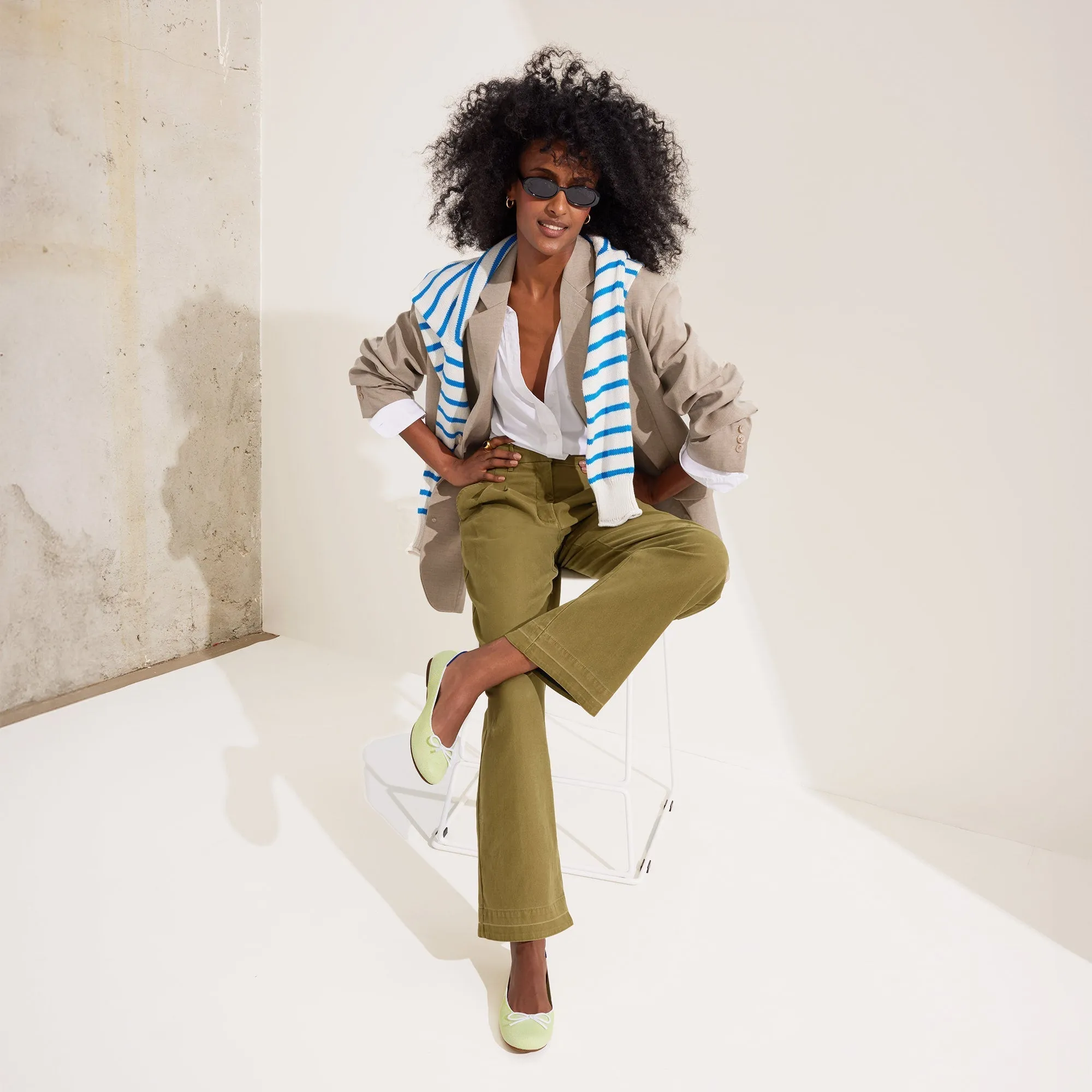 The Ballet Flat - Chartreuse sold by Rothy's product image thumbnail 3