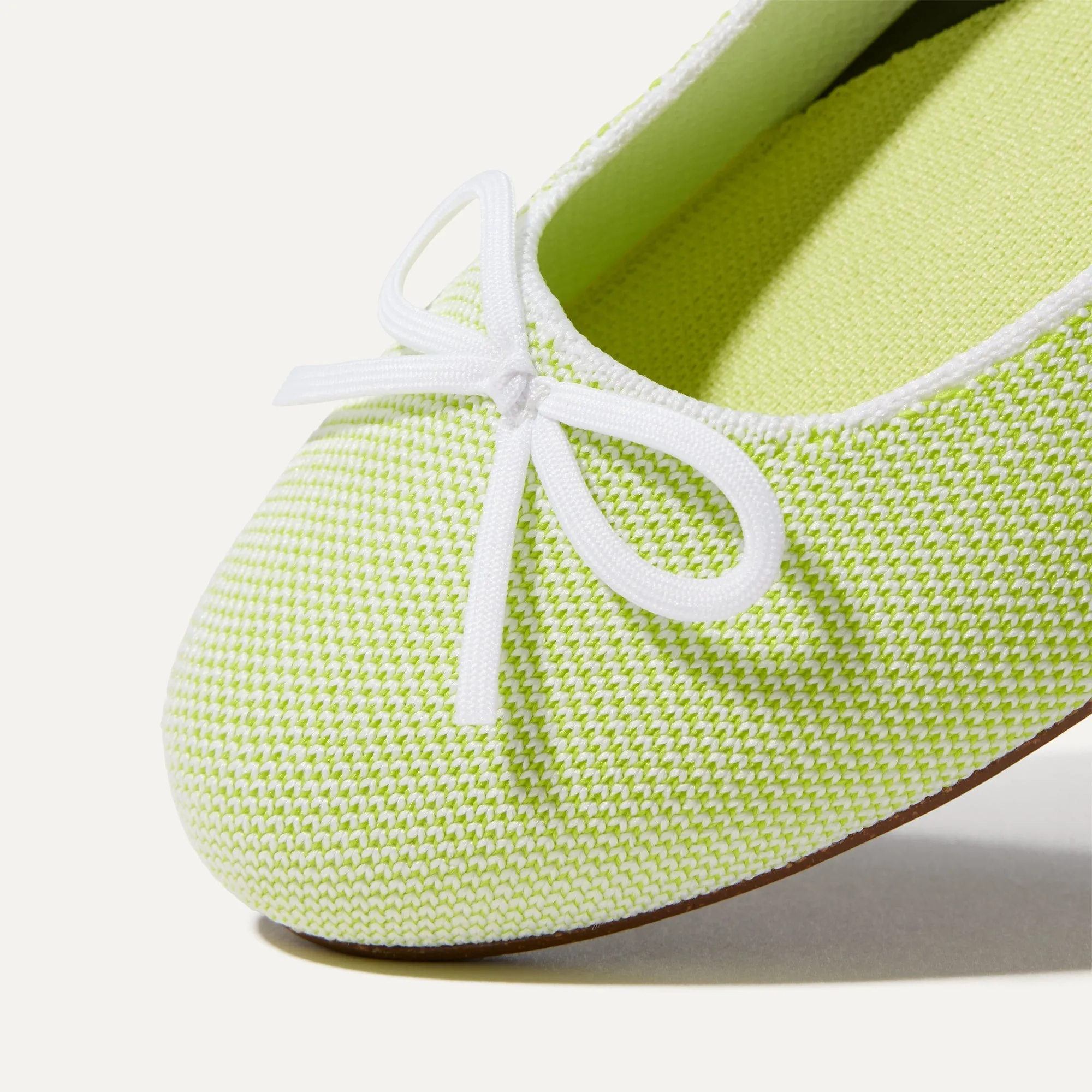 The Ballet Flat - Chartreuse sold by Rothy's product image thumbnail 5