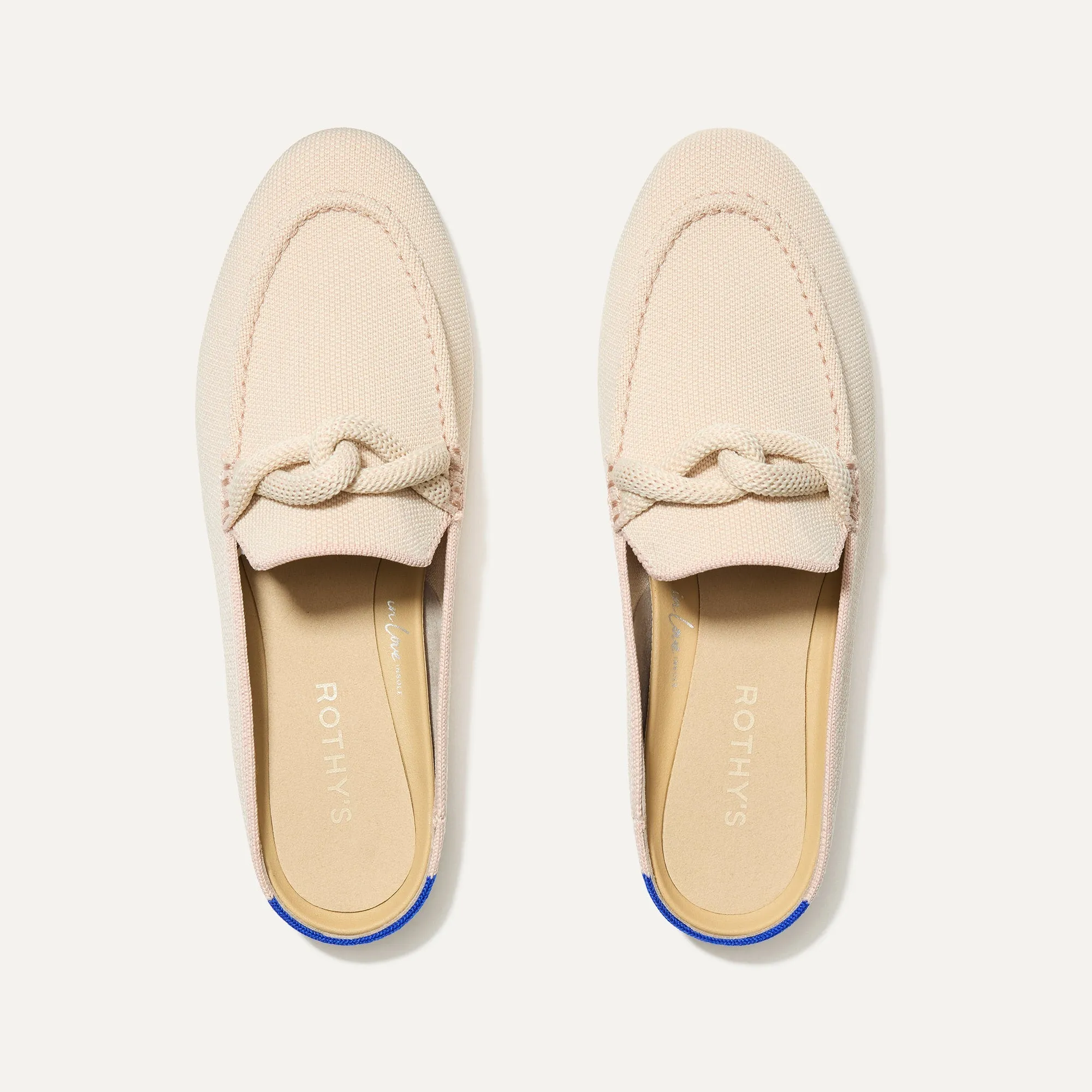 The Loafer Mule - Blush Pink sold by Rothy's