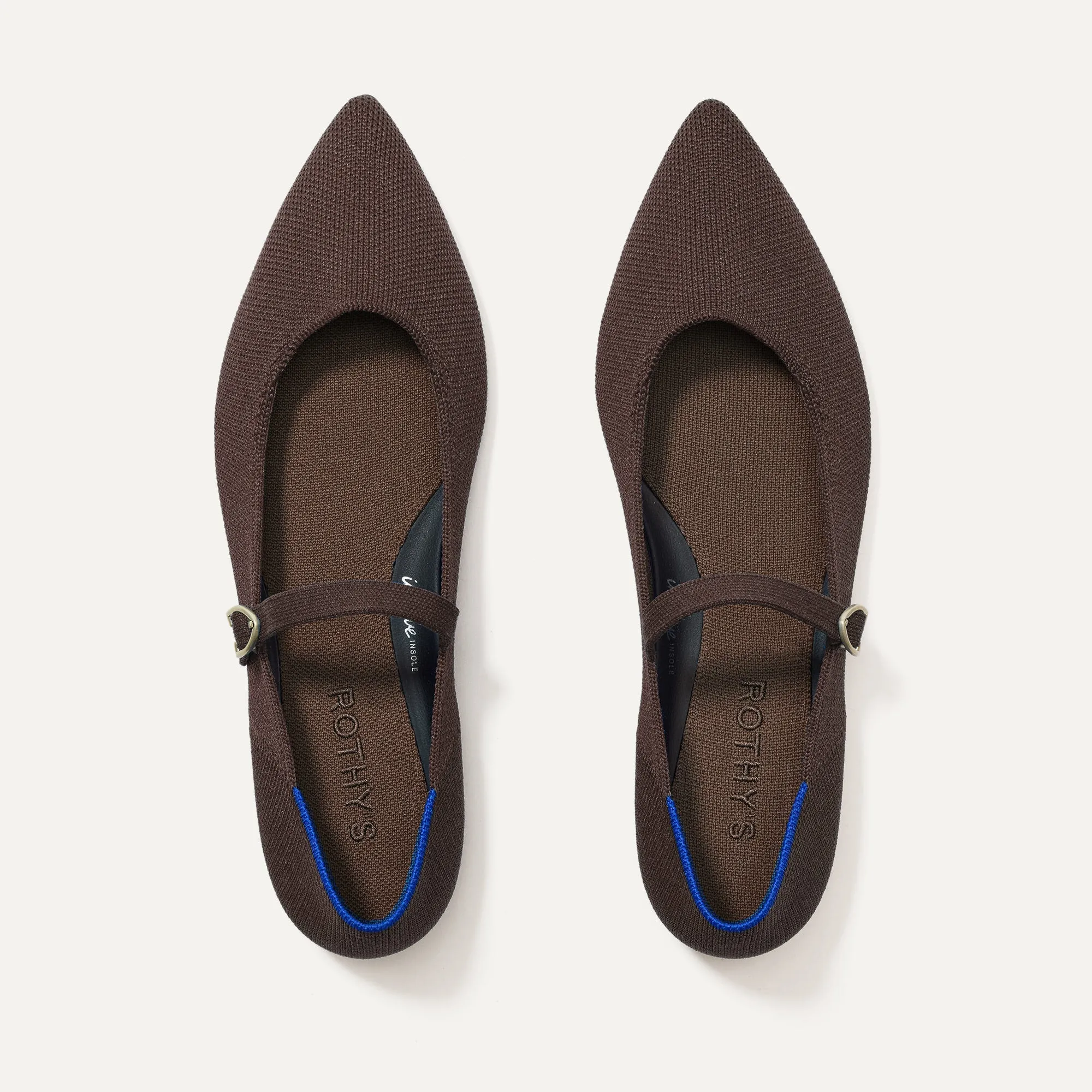 The Point Mary Jane II - Chocolate sold by Rothy's