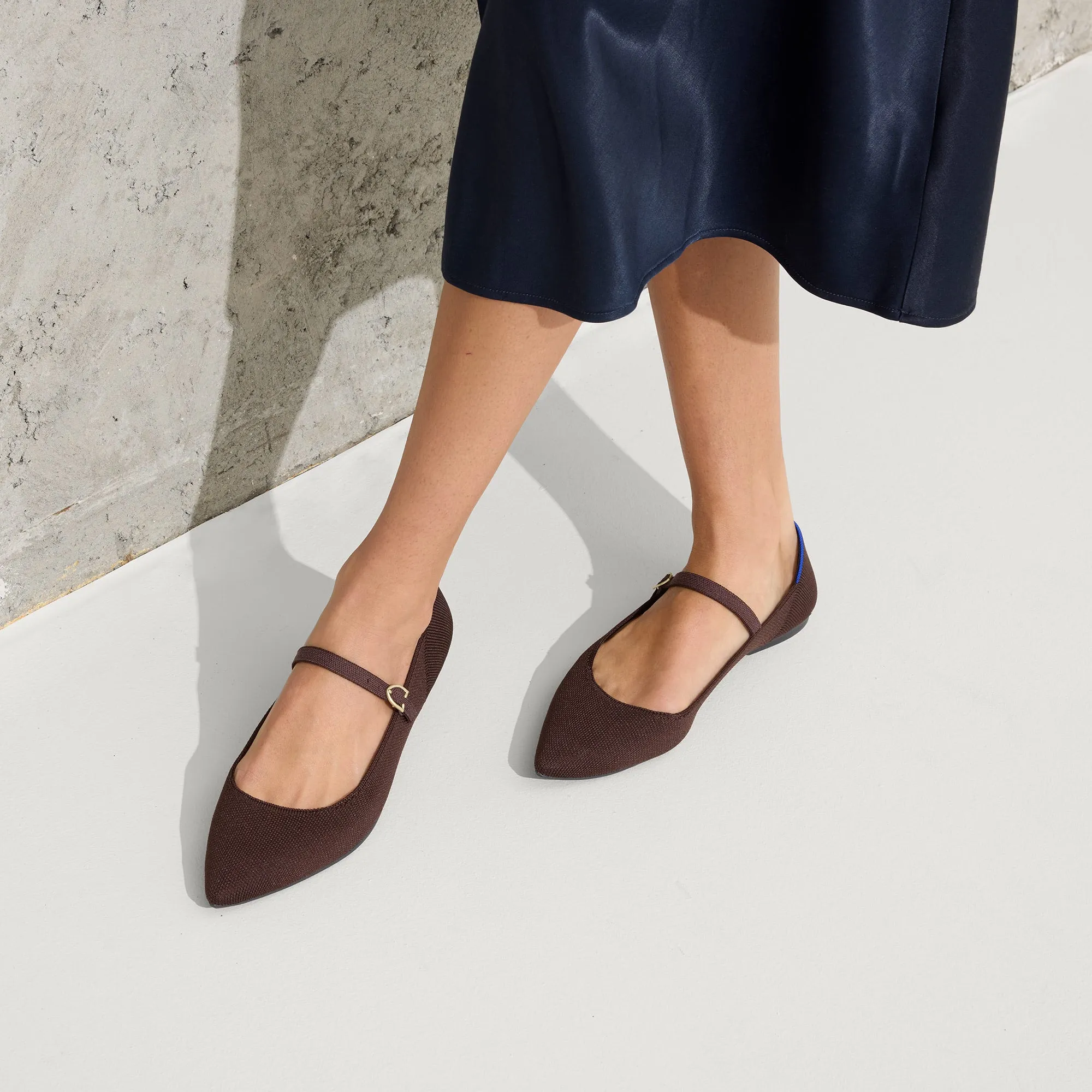 The Point Mary Jane II - Chocolate sold by Rothy's product image thumbnail 2