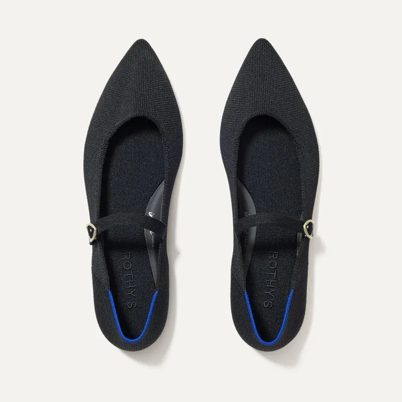 The Point Mary Jane II - Black sold by Rothy's