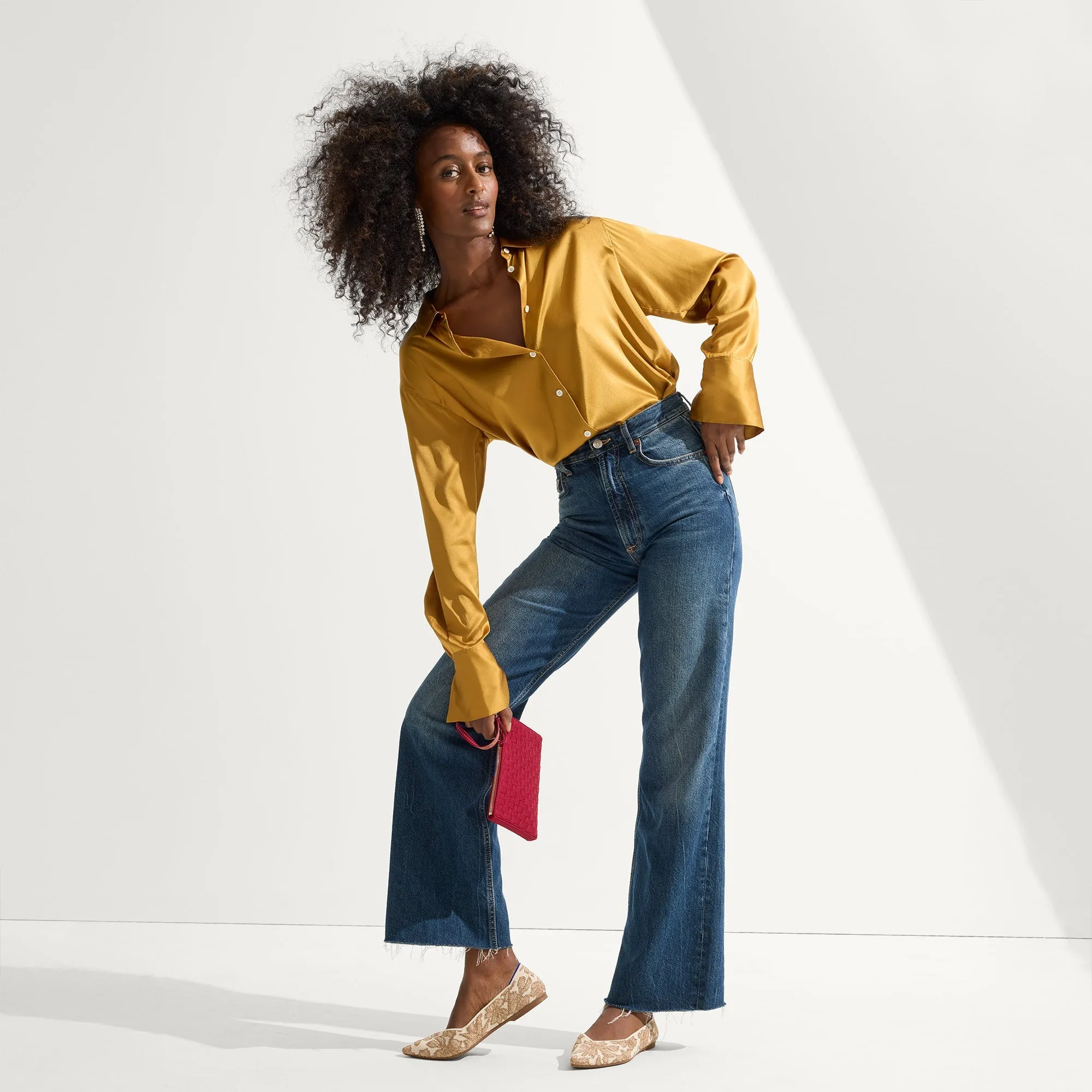 The Point II - Gold Chantilly sold by Rothy's product image thumbnail 4