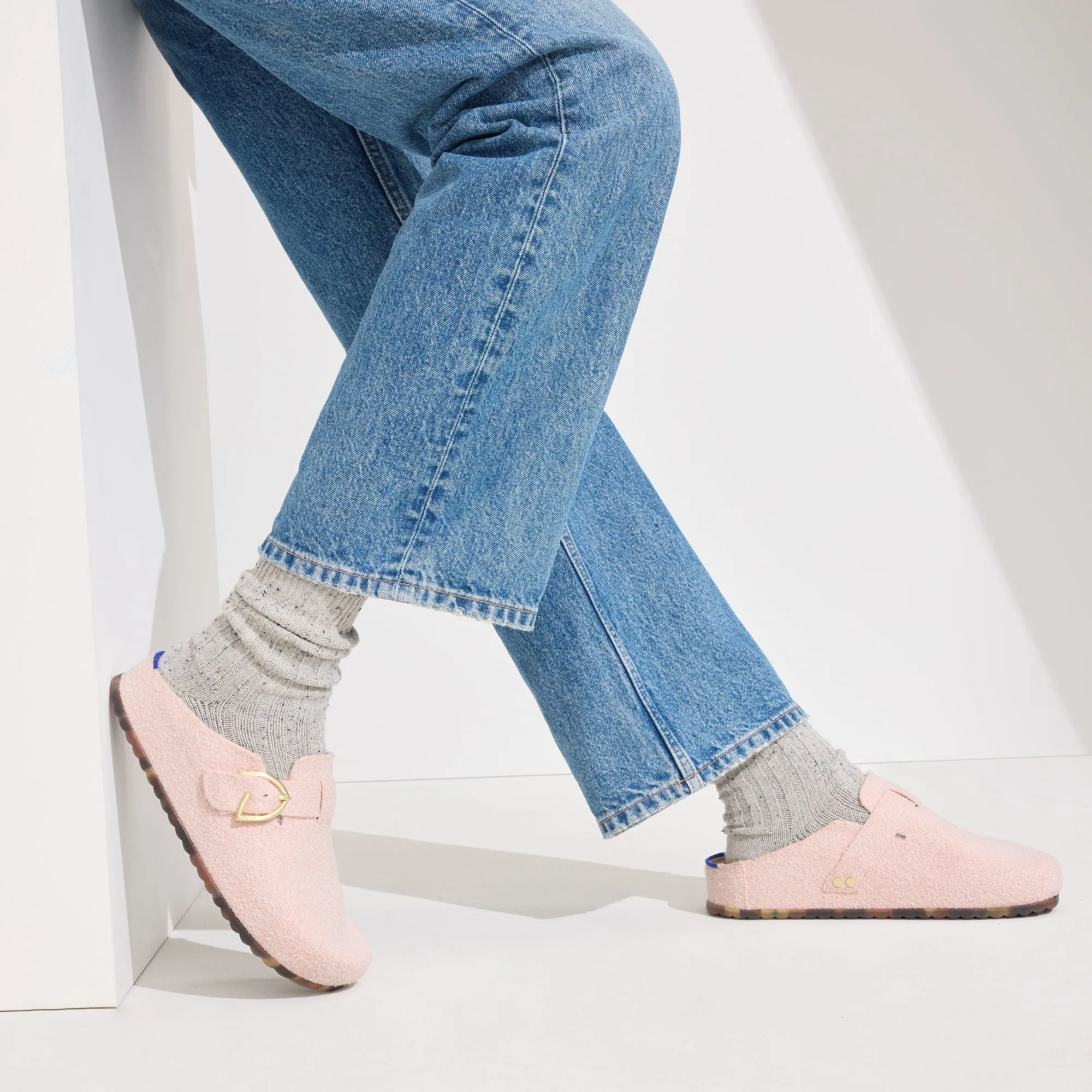 The Buckle Clog - Ballerina Bouclé sold by Rothy's product image thumbnail 3