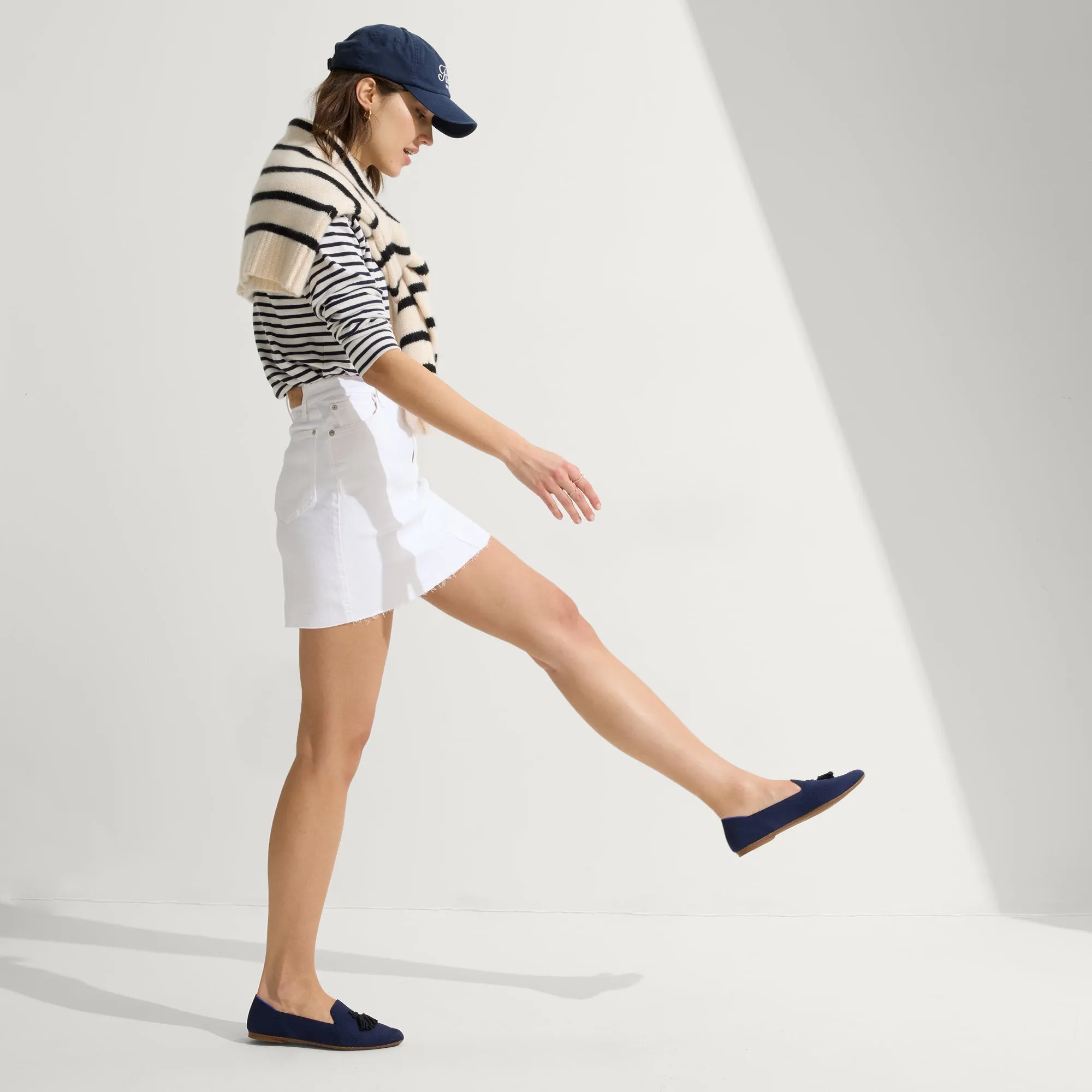 The Almond Tassel Loafer - Deep Navy sold by Rothy's product image thumbnail 4