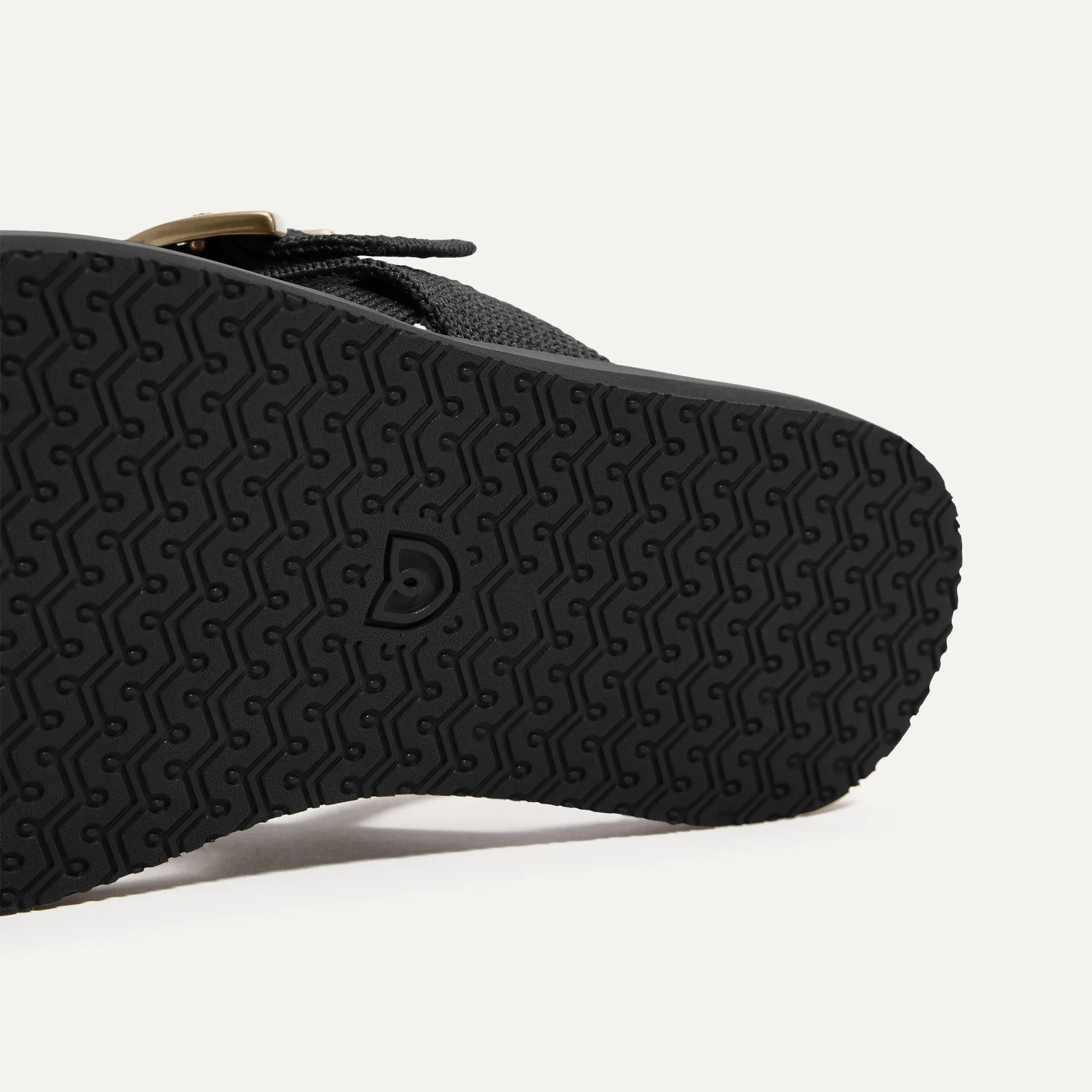 The T–Strap Sandal - Black sold by Rothy's product image thumbnail 5