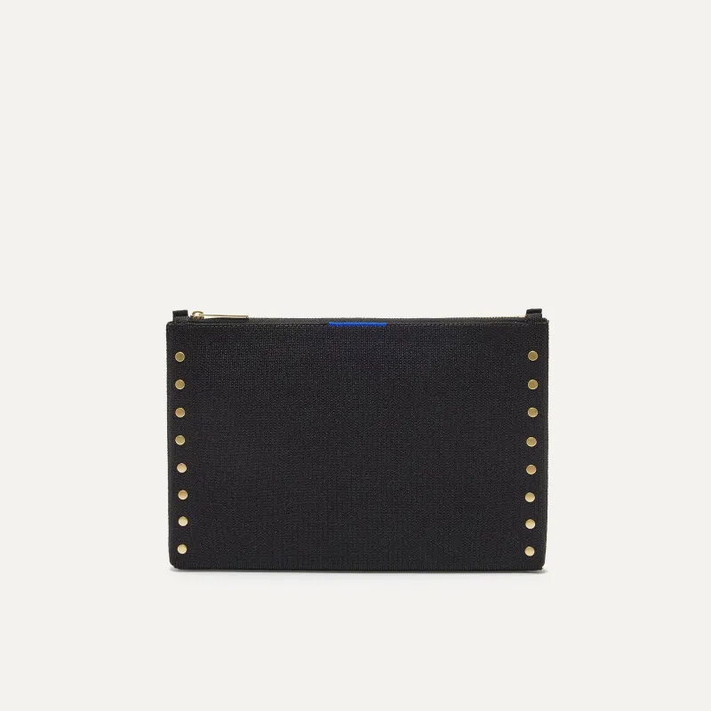 The Convertible Clutch - Studded Black sold by Rothy's