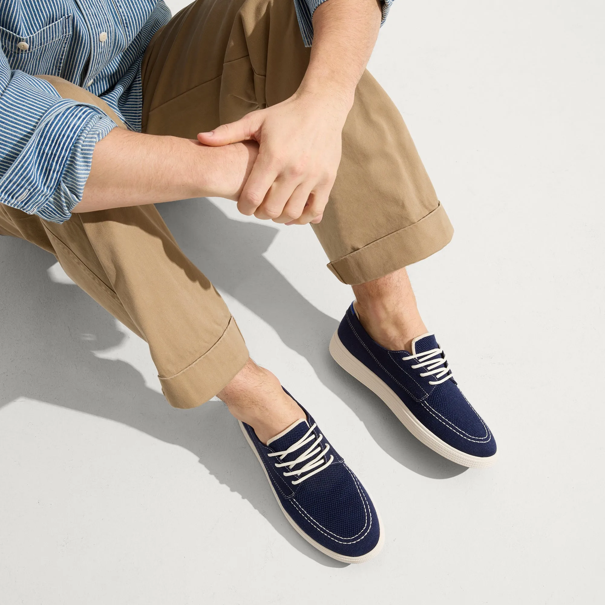 The Ravello Boat Shoe - Nautical Navy sold by Rothy's product image thumbnail 2
