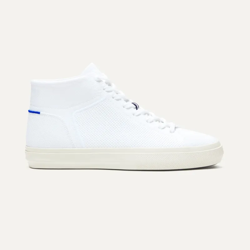The Women's High Top Sneaker - Bright White sold by Rothy's
