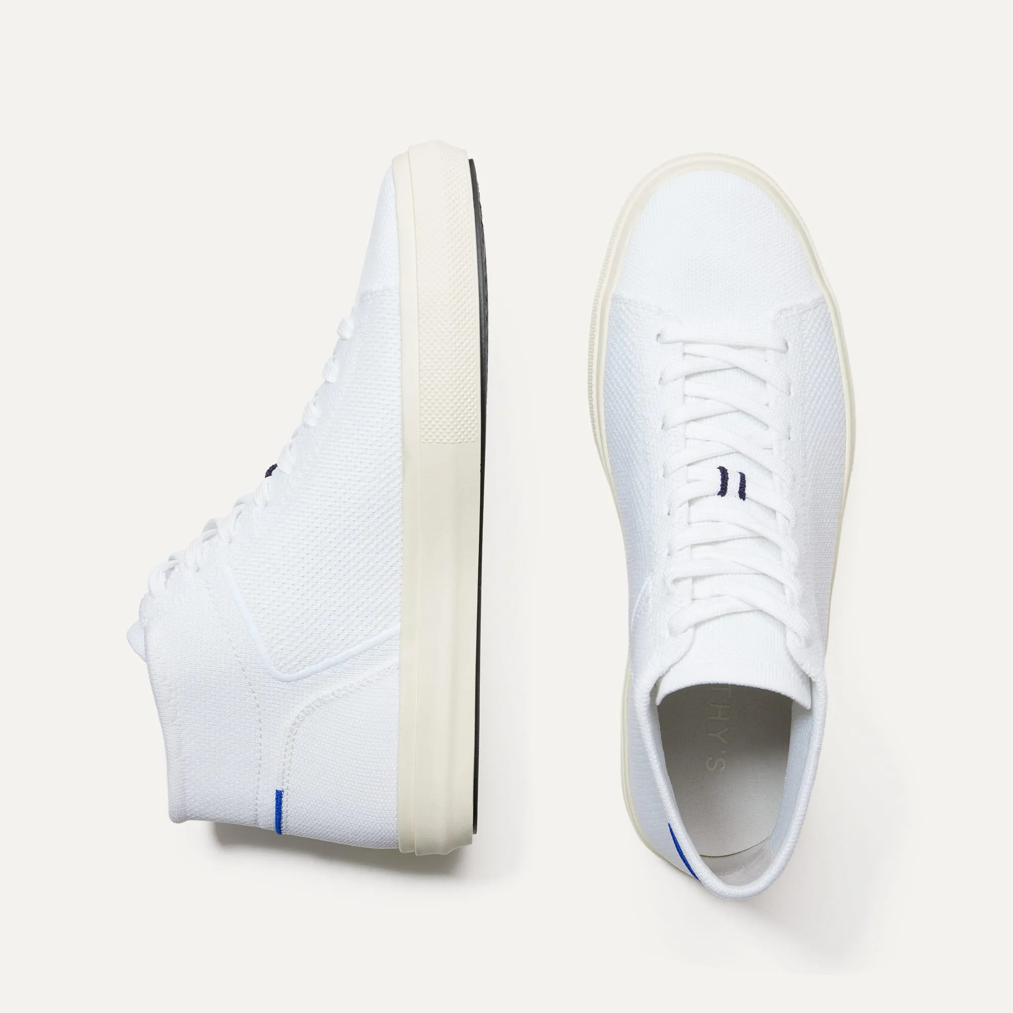 The Women's High Top Sneaker - Bright White sold by Rothy's product image thumbnail 4
