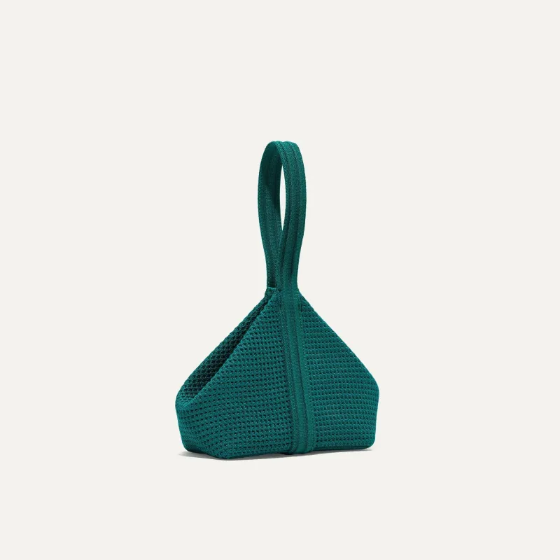 The Party Pouch - Emerald Green sold by Rothy's