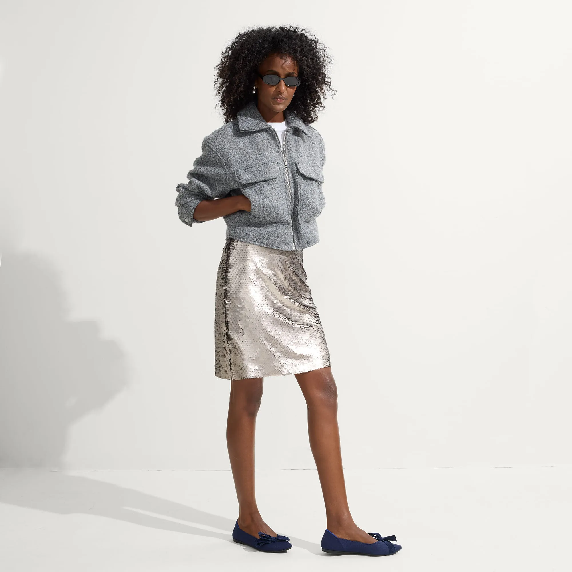 The Bow Point II - Deep Navy sold by Rothy's product image thumbnail 4